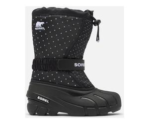 Sorel Childrens Flurry Print black (010) 12.5