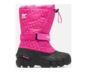 Sorel Childrens Flurry Print fuchsia fizz black (650) 9