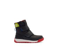 Sorel Whitney II Strap WP Kinderwinterstiefel jet, poppy red,schwarz / rot 30,0