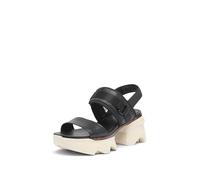 Sorel Damen Kinetic Impact Slingback Heel Sandale mit Absatz, Schwarz/Kreide, 40.5 EU
