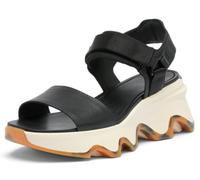 Sorel Damen Kinetic Impact Y-Riemen Hohe Sandale, Schwarz/Kreide, 41 EU