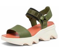 Sorel Damen Kinetic Impact Y Strap Hohe Sandalen, Utility Green/Pearlescent, 41 EU