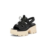 Sorel Damen Rein Cb Lace Platform Sandale, Schwarz/gebleichte Keramik, 41 EU