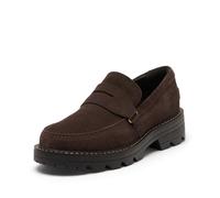 Sorel Damen Revel Ave Loafer, Keramik/geschwärztes Braun, Größe 39, Blackened Brown/Black, 10.5