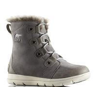 Sorel Damen-Winterstiefel, SOREL EXPLORER JOAN, Grau Quarry X Black, Gr. 40.5 EU