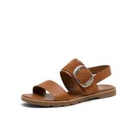 Sorel Ella Iii Slingback Flache Sandalen für Damen, Iced Tea Gum 2, 38 EU