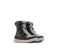 Sorel Explorer II Joan WP wasserdichte Winterstiefel für Damen, Grau (Jet x Vapor), 36 EU