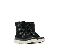 Sorel Explorer II Joan WP wasserdichte Winterstiefel für Damen, Schwarz (Black x Fawn), 41 EU