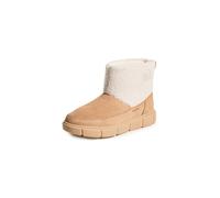 Sorel - Wasserfeste und bequeme Stiefeletten - Sorel Explorer III Slip-On Cozy WP W Tawny Buff Sea Salt für Damen aus Leder - Größe 8 US - Beige Beige 8 US