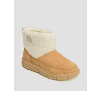 Sorel Explorer III Slip-On Cozy WP Stiefel, Selbstbewusster Komfort, Urbaner Chic, Slipper-ähnliche Wärme, Wasserdichtes Wildleder, Kunstpelz, Gummi-Pods - Damen