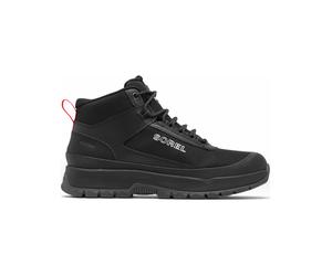 Sorel - Halbhohe wasserfeste Schuhe - Outing Nw Sneaker Mid WP M Black Black für Herren aus Leder - Größe 12 US - schwarz schwarz 12 US