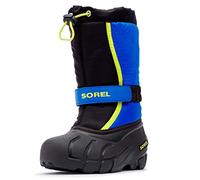 Sorel KIDS FLURRY Schneestiefel für Unisex Baby, Schwarz (Black x Super Blue) - Children, 31 EU