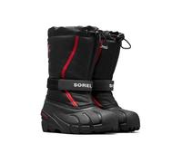 Sorel KIDS FLURRY Schneestiefel für Unisex Kinder, Schwarz (Black x Bright Red) - Youth, 37 EU