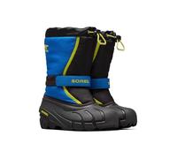 Sorel KIDS FLURRY Schneestiefel für Unisex Kinder, Schwarz (Black x Super Blue) - Youth, 33 EU
