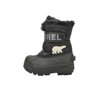 Sorel KIDS SNOW COMMANDER Schneestiefel für Unisex Kinder, Schwarz (Black x Charcoal) - Toddler, 23 EU