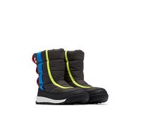 Sorel KIDS WHITNEY II PUFFY MID WATERPROOF Winterstiefel für Unisex Kinder, Grau (Jet x Black) - Youth, 33 EU