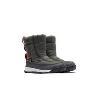 Sorel KIDS WHITNEY II PUFFY MID WATERPROOF Winterstiefel für Unisex Kinder, Grau (Quarry x Sea Salt) - Youth, 34 EU
