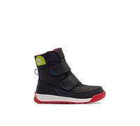Sorel Whitney II Strap WP Kinderwinterstiefel jet, poppy red,schwarz / rot 31,0