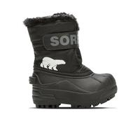 SOREL Schneekommanderstiefel für Kleinkinder, Schwarz/Dunkelgrau, 6 Toddler