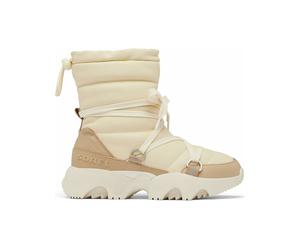 Sorel - Komfortable, wasserfeste Stiefel - Kinetic Impact Nxt Mid Boot WP W Honey White Dusty Tan für Damen aus Leder - Größe 37,5 - Beige Beige 37.5