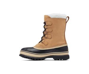 Sorel Leder-Winterboots "Caribou" in Hellbraun - Größe 41 | Herrenstiefel