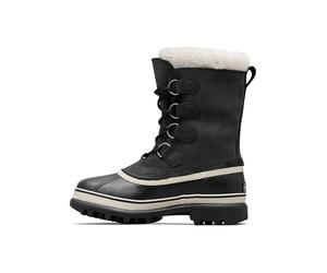 Sorel Leder-Winterboots "Caribou" in Schwarz - Größe 39 | Damen Stiefel