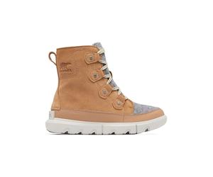 Sorel Leder-Winterboots "Explorer Next" in Hellbraun - Größe 39,5 | Damen Stiefel