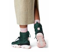 Sorel Leder-Winterstiefel "Kinetic Impact" in Grün - Größe 37,5 | Damen Stiefel