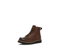 SOREL Men's Slabtown 62' Moc Waterproof Fashion Boot, Tobacco/Black, 11