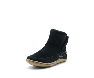 Sorel NAKISKA BOOTIE Hausschuhe Stiefel für Damen, Schwarz (Black x Sage), 38.5 EU