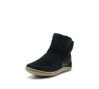 Sorel NAKISKA BOOTIE Hausschuhe Stiefel für Damen, Schwarz (Black x Sage), 40 EU