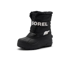 SOREL Schneekommanderstiefel für Kleinkinder, Schwarz/Meersalz, 6 Toddler