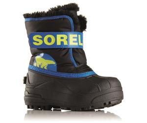 Sorel Snow Commander schwarz/blau Winterschuhe Kinder, Größe Euro (US) 21 (4)