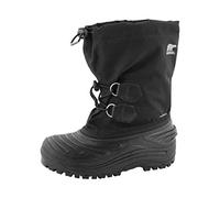 Sorel Unisex-Kinder-Winterstiefel, YOUTH SUPER TROOPER, Schwarz (Black Light Grey), Größe: 37