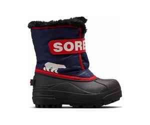 Sorel - Warme und widerstandsfähige Stiefel für Schnee - Childrens Snow Commander Boot Nocturnal Sail Red - Kindergröße 12,5 US - Navy blau Navy blau 12.5 US