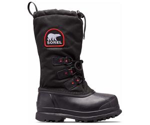 Sorel - Warme, wasserfeste und widerstandsfähige Stiefel für Damen / Frau - Glacier XT W Black Red Quartz für Damen - Größe 40 - schwarz schwarz 40