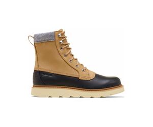 Sorel - Wasserfeste Stiefeletten - Slabtown 62' Caribou WP Caribou M Buff Black für Herren aus Leder - Größe 42,5 - schwarz schwarz 42.5