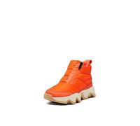 SOREL Women's Kinetic Impact Puffy Zip Waterproof Boot, Optimized Orange, Bleached Ceramic, 39 EU