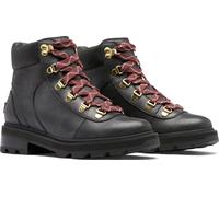 Sorel Women's Lennox Hiker Stkd Wp Black Black,WarpRed US 5 / EU 36
