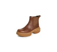 SOREL Women's Ona Ave Chelsea Boot WP Fashion, Velvet Tan/Gum 2, 7.5