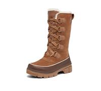 SOREL Women's Tivoli V Tall Waterproof Snow Boot, Velvet Tan/Tobacco, 8.5