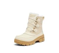 SOREL Women's Tivoli V Waterproof Snow Boot, Honey White/Sea Salt, 5