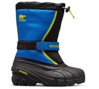 Sorel Flurry Boot Schneestiefel, Black, Super Blue, 32 EU