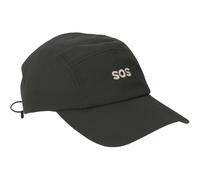 Baseball Cap SOS "Collose", Herren, grau (dunkelgrau), 100% Polyamid, unifarben, Caps, im 5-Panel-Design mit Kordelzug (88674718-0) dunkelgrau