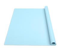 SOSMAR Extra Groß Silikonmatte zum Basteln 70 x 50 cm, B2 Bastelunterlage für Malen, Epoxidharz Handwerk, Knetunterlage, Tischmatte, Antihaft & Waschbar Malunterlage für Kinder (Himmelblau)