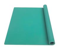 SOSMAR Groß Silikonmatte zum Basteln 70 x 50cm, B2 Bastelunterlage für Malen, Epoxidharz Handwerk, Knetunterlage, Tischmatte, Antihaft & Waschbar Malunterlage für Kinder (Grün)