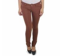 Sotala Legging Leggins Jeggins Jeggings Tregging Stoff Hüft Röhren Skinny Stretch Hose Braun Schwarz Grau