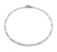 Soul-Cats Armband/Armkette aus Edelstahl für Männer in Silber, Größe: 3 mm