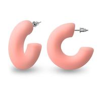 Soul-Cats Creolen Ohrringe Ohrstecker in der Farbe rosa