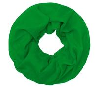 Soul-Cats klassischer, leichter und einfarbiger Loop-Schal in der Farbe: grün